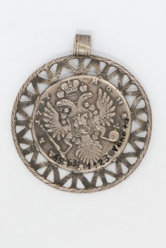 Silver Pendant in the Style of Estonian Traditional Jewellery
