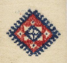 Inlay motif on Kihnu glove