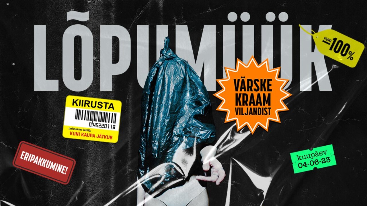 Lõpumüük 2023 - Tartu Ülikooli Viljandi kultuuriakadeemia